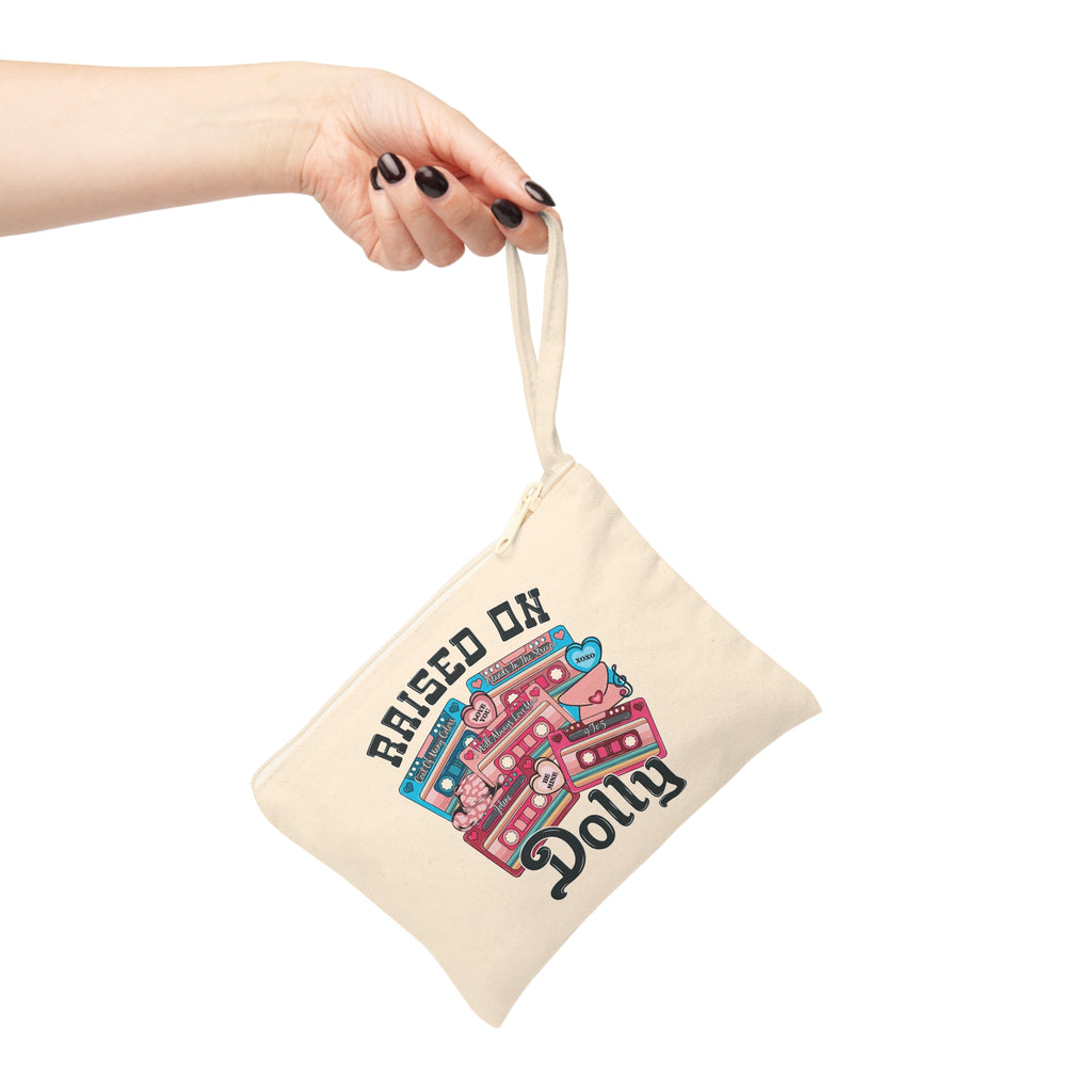 Raised On Dolly Zipper Pouch — Retro Cassette Makeup Bag