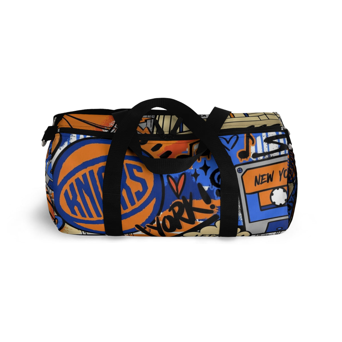 New York Knicks Graffiti Duffel Bag | Sports Team Basketball Travel
