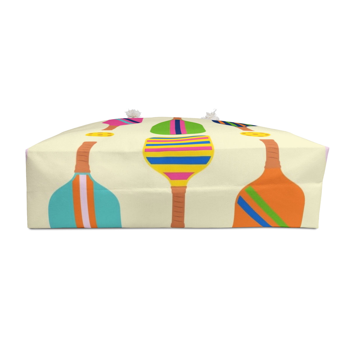Colorful Paddleball Pattern Weekender Bag | Beach Tote, Summer Travel