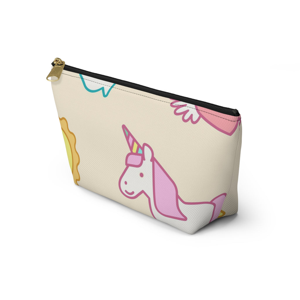 Cute Pastel Unicorn & Rainbow Accessory Pouch