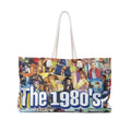 1980s Collage Weekender | Retro Pop Culture Travel Bag