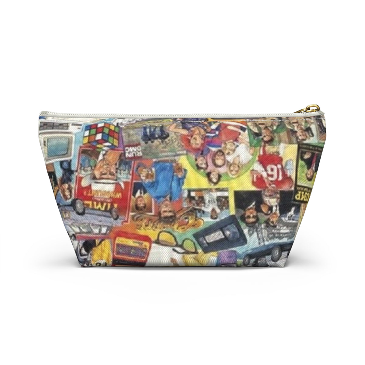 The 1980s Collage Accessory Pouch