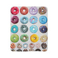 Donut Pattern Sherpa Blanket