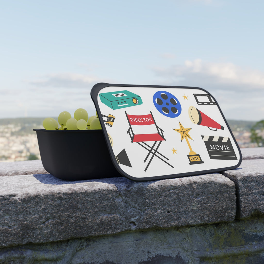 Movie Director Icons Bento Box | Film Reel Clapper Megaphone Design