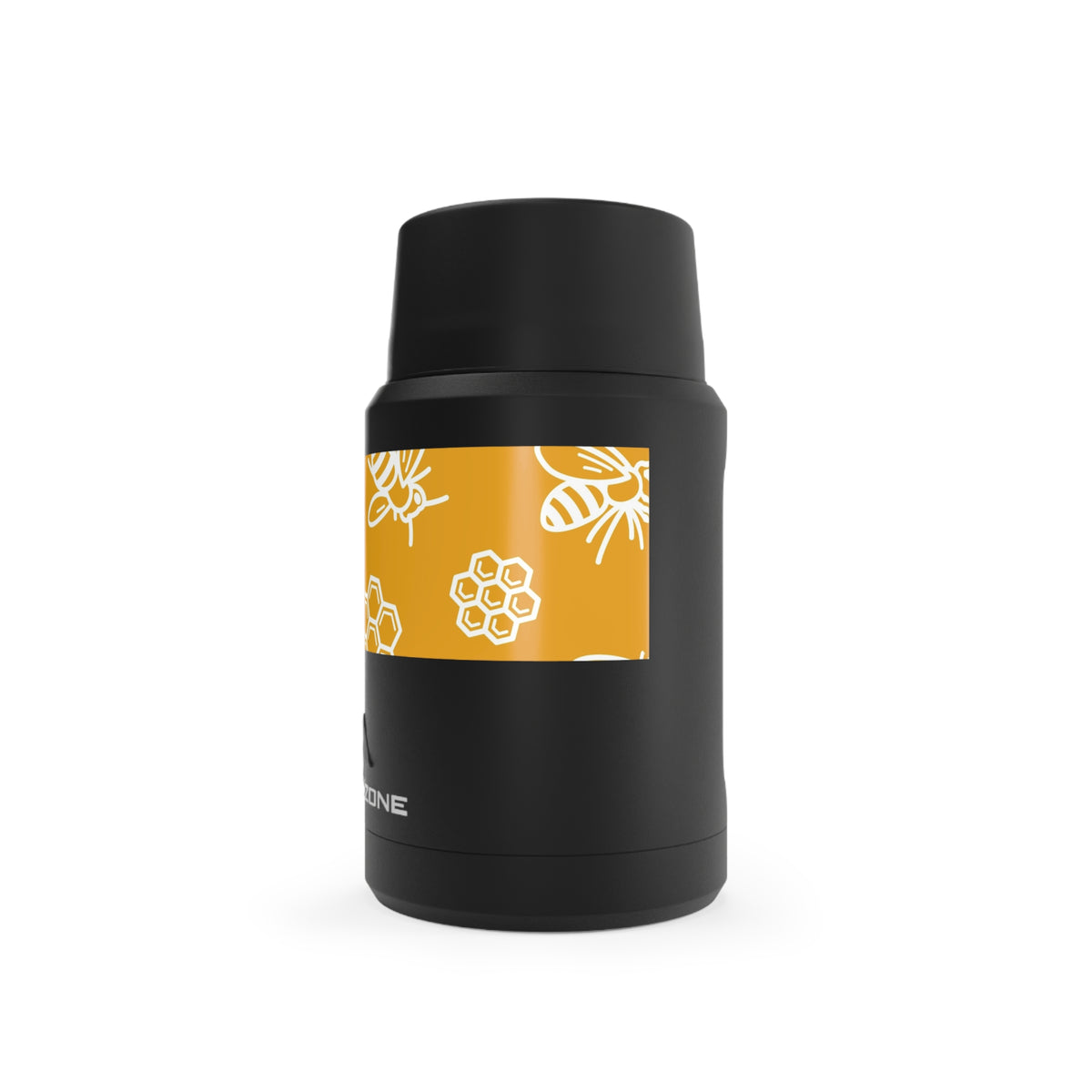 Honey Bee Pattern Titan Copper Insulated Food Storage