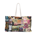Nashville Collage Weekender Bag | Music City Sticker Travel Tote