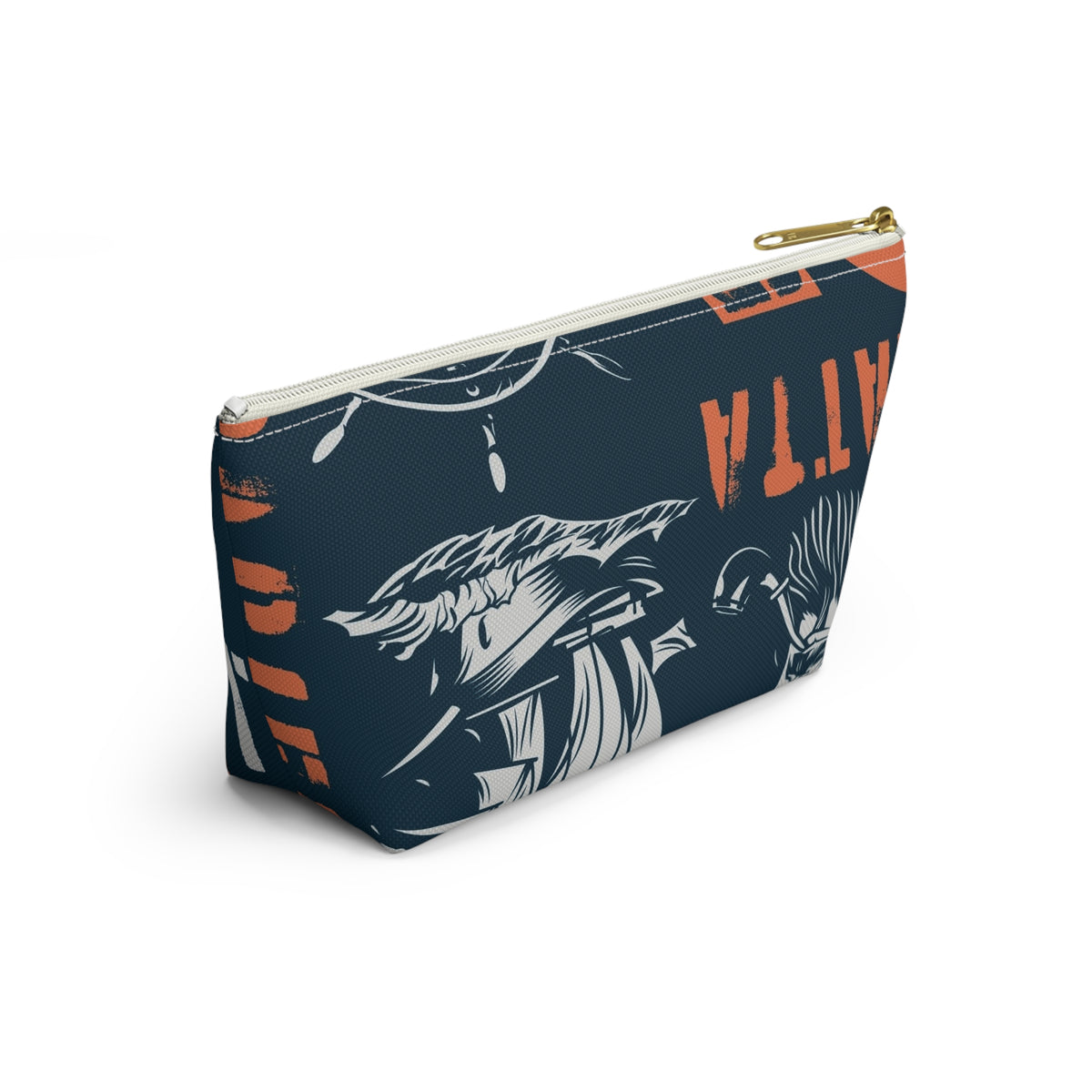 Nautical Sailing Yacht Graphic Accessory Pouch