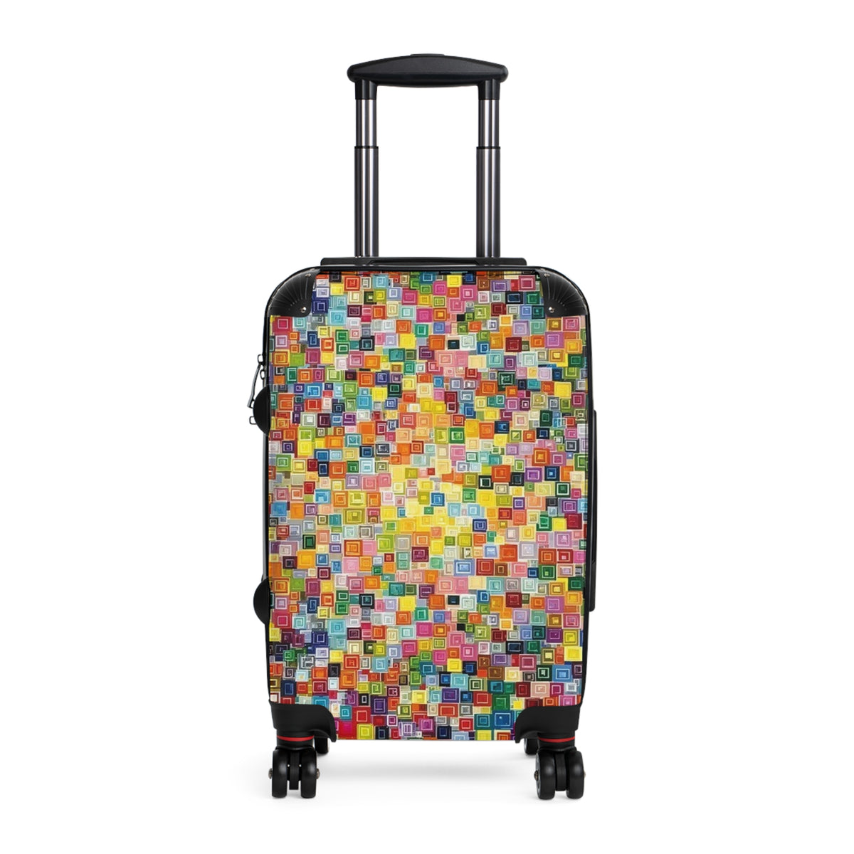 Colorful Mosaic Blocks Suitcase | Luggage, Travel Print
