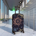 Nautical Ship Wheel Suitcase | The Coastal Travel Collection
