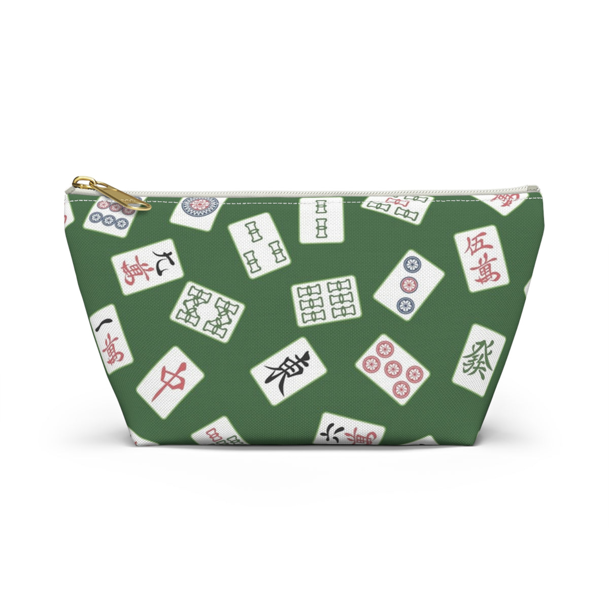 Mahjong Tile Pattern Accessory Pouch