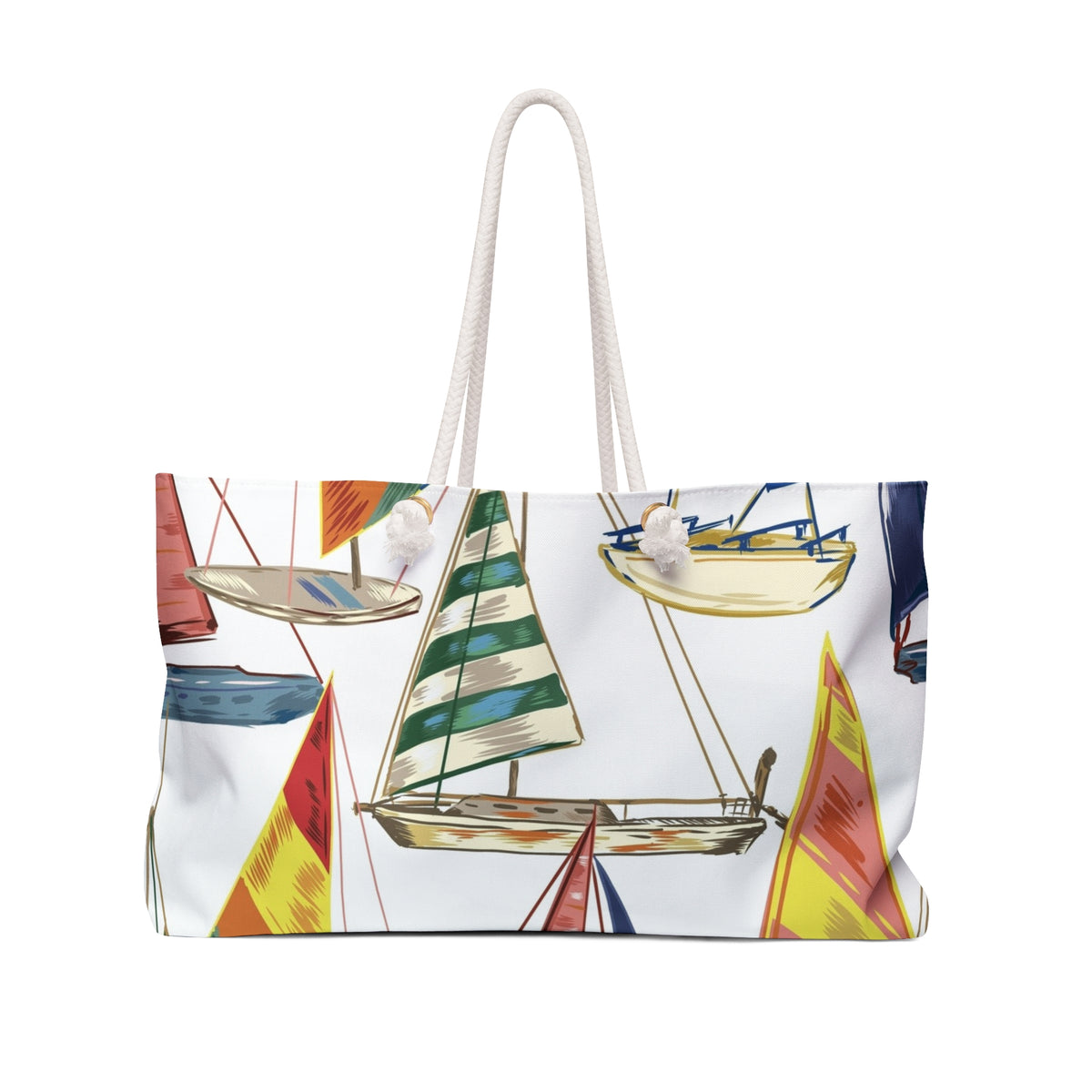 Sailboats Weekender Bag The Coastal Travel Collection