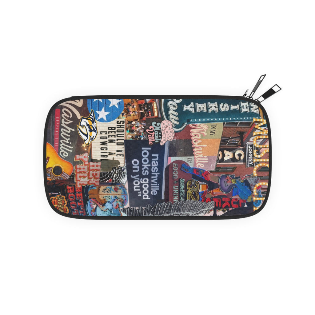 Nashville Collage Passport Wallet | Music City Travel Organizer