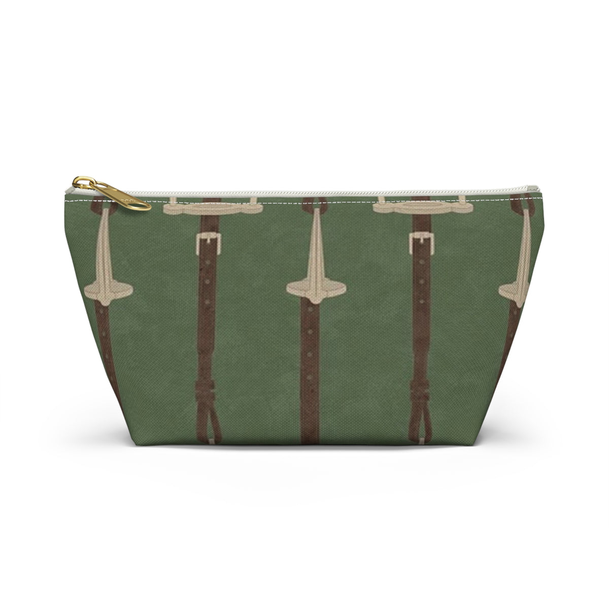 Riding Bridle Pattern Accessory Pouch