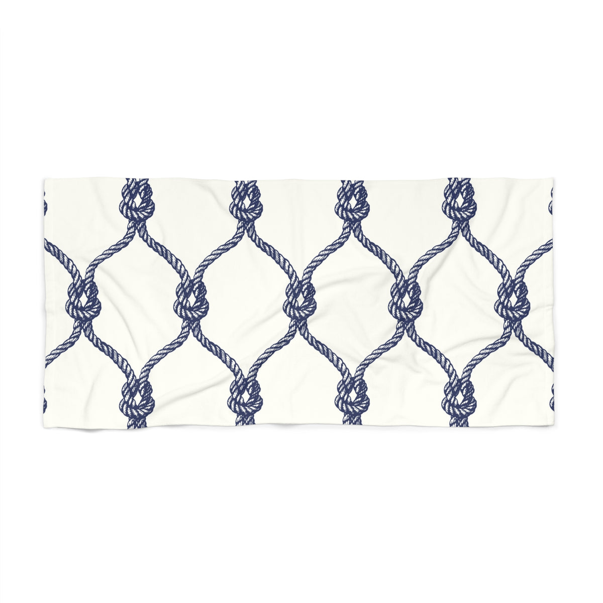 Nautical Rope Knot Beach Towel