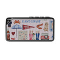 East Coast Collage Bluetooth Speaker — Retro Beach Icons Design