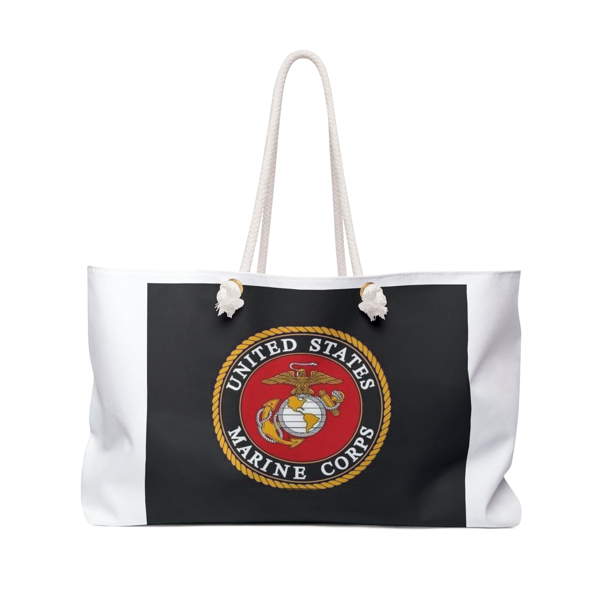 US Marine Corps Emblem Weekender Bag — Military Logo Travel Tote