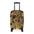 Leopard Print Carry-On Suitcase — Bold Safari Luggage Cover