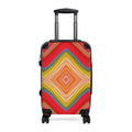Colorful Diamond Wave Suitcase | Vibrant Geometric Luggage