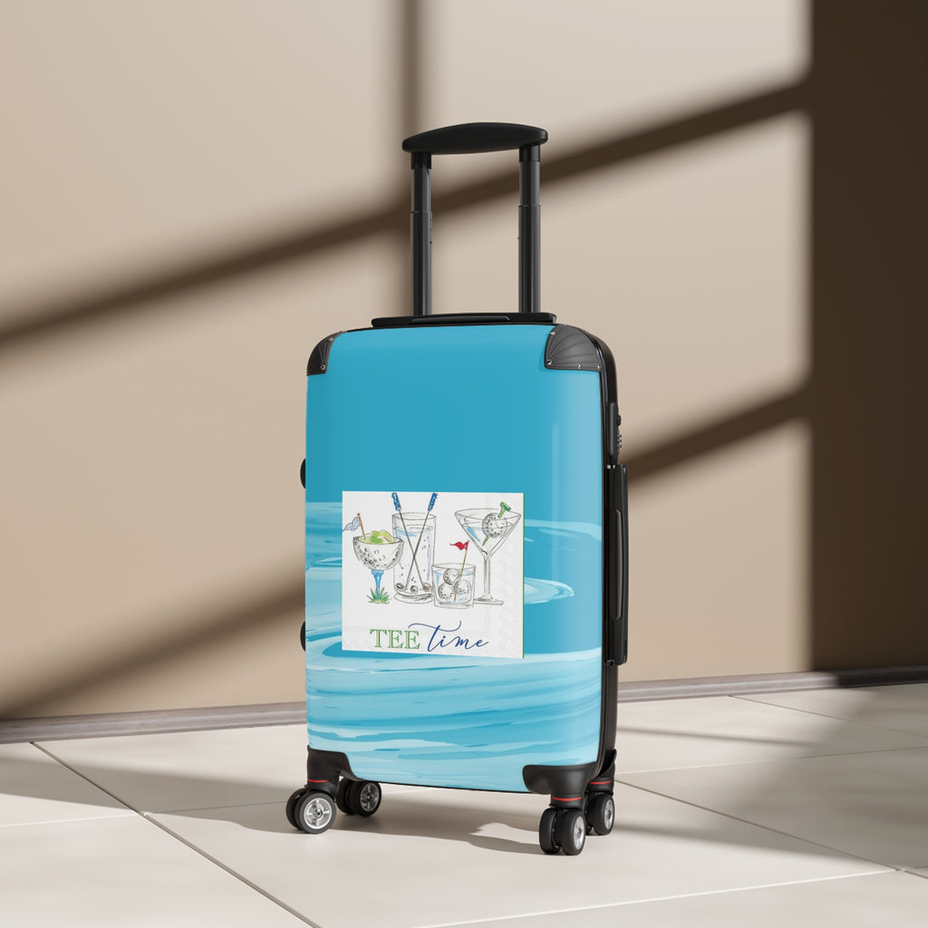 Suitcase - 'Tea Time' Tropical Cocktail Carry-On Travel Luggage