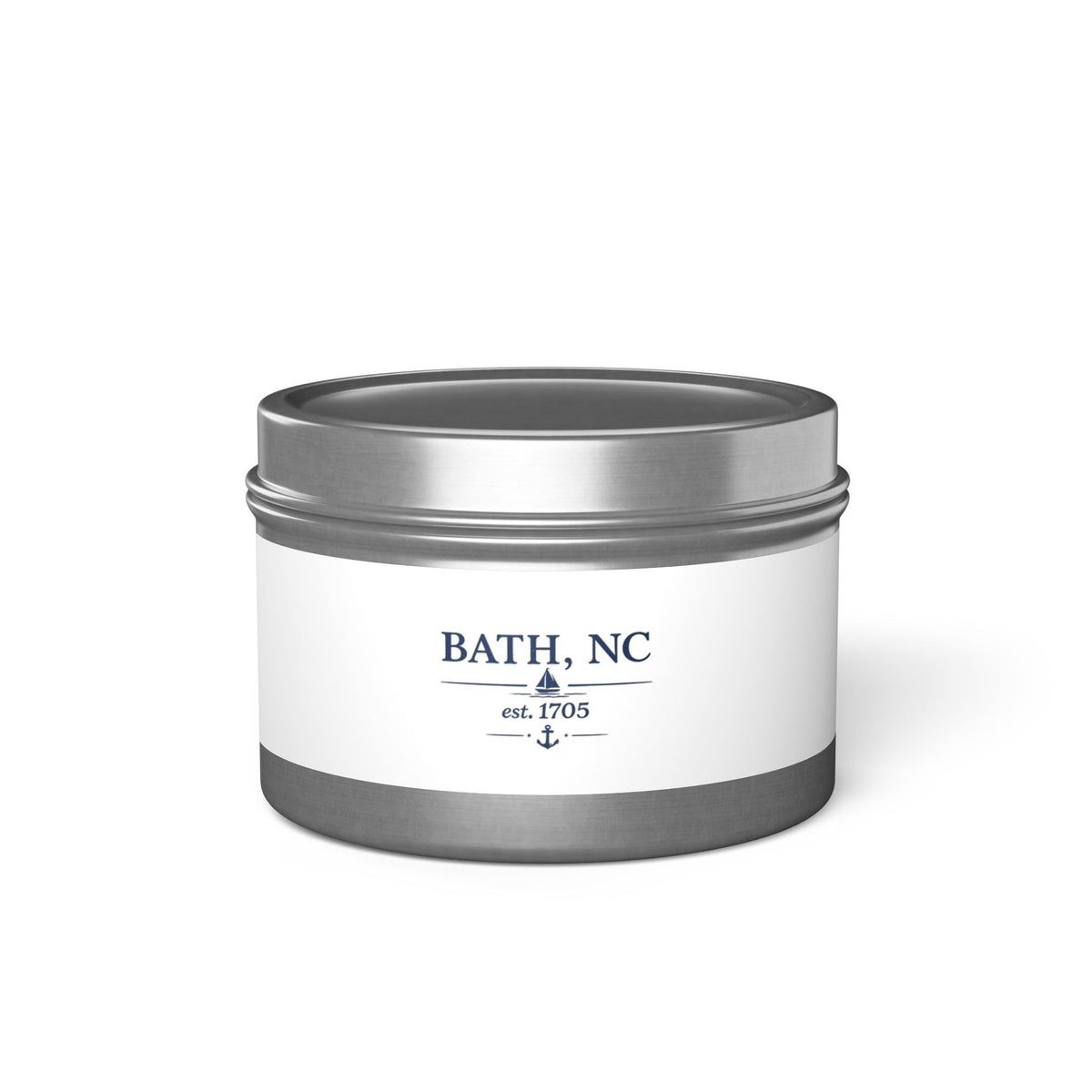 Bath, NC Tin Candle — Coastal Soy Tin Candle (est. 1705)