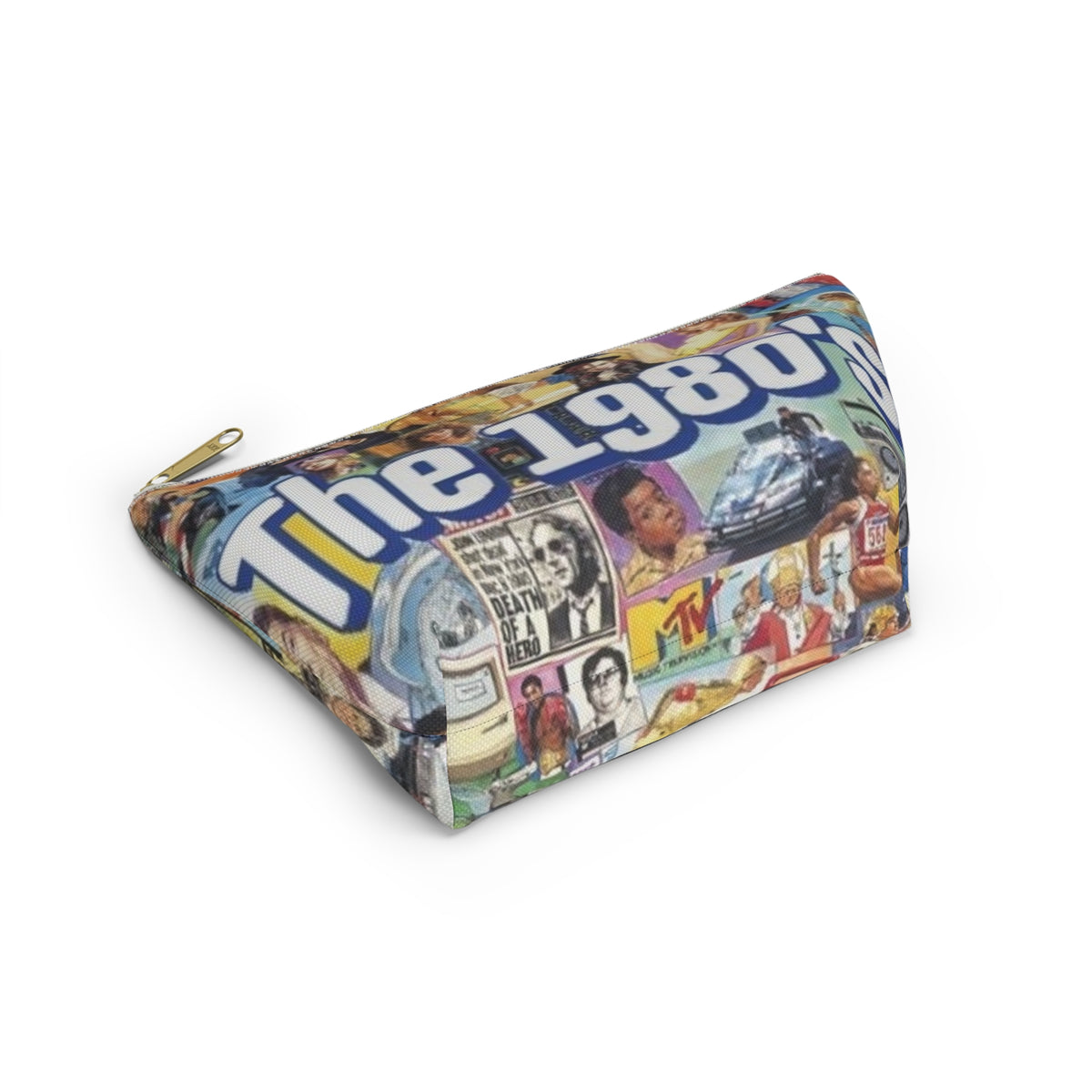 The 1980s Collage Accessory Pouch