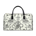 Vintage Nautical Octopus Travel Bag | Faux Leather Duffle