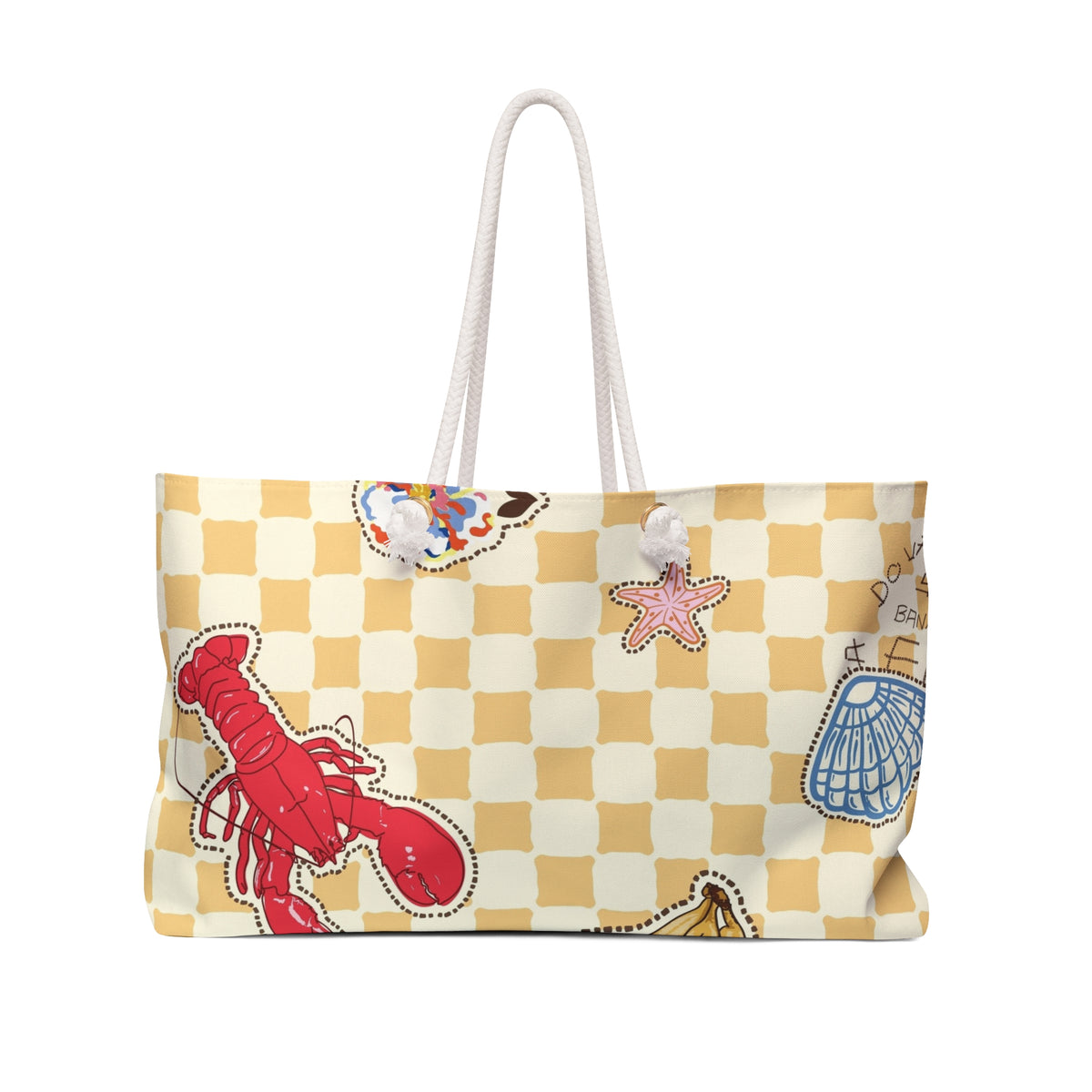 Seaside Patchwork Weekender Bag