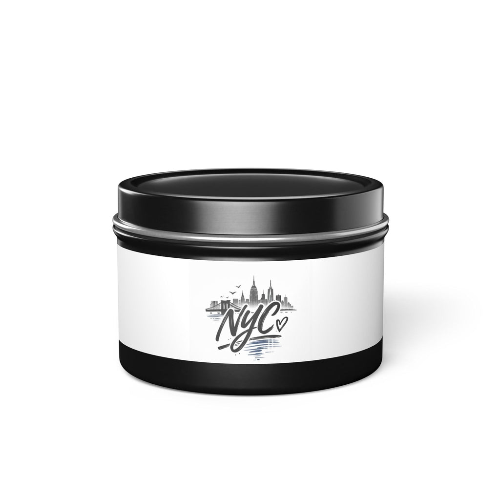NYC Skyline Tin Candle — Travel Scent Souvenir