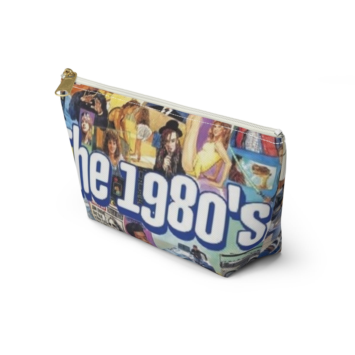 The 1980s Collage Accessory Pouch