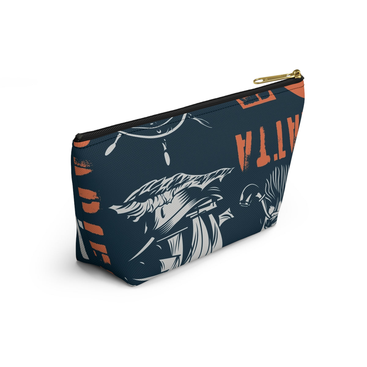 Nautical Sailing Yacht Graphic Accessory Pouch
