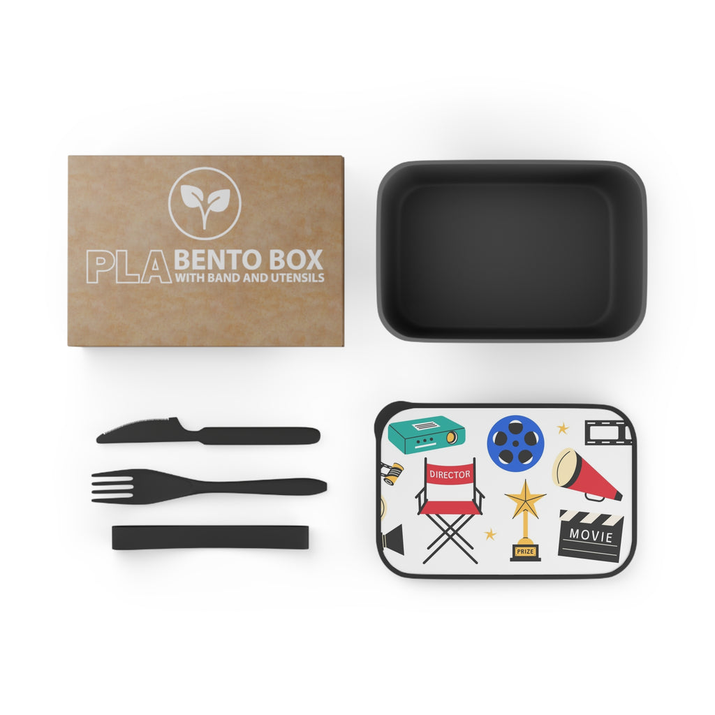Movie Director Icons Bento Box | Film Reel Clapper Megaphone Design