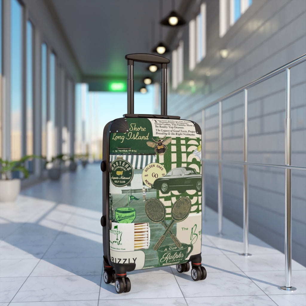 Vintage Roadtrip Carry-On Suitcase – Retro Travel Collage Print