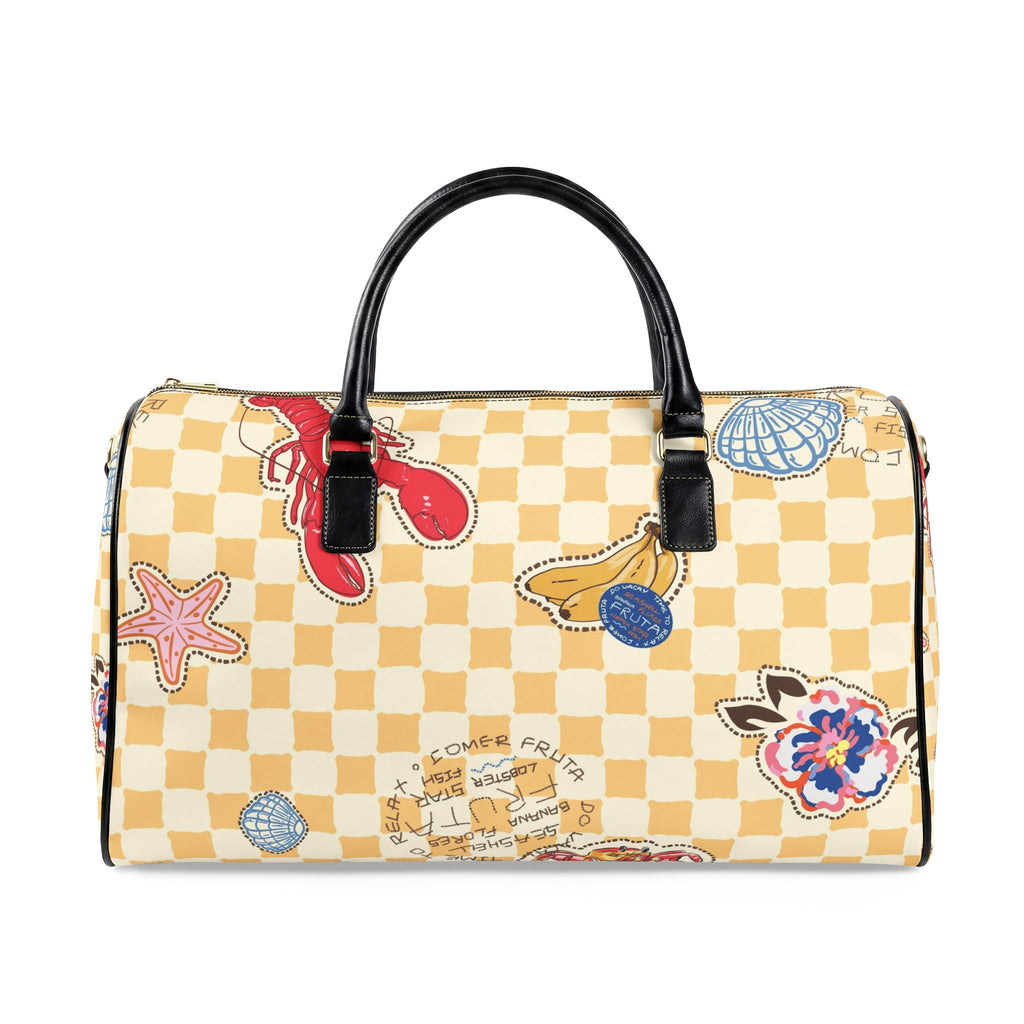 Seaside Checkerboard  Travel Bag