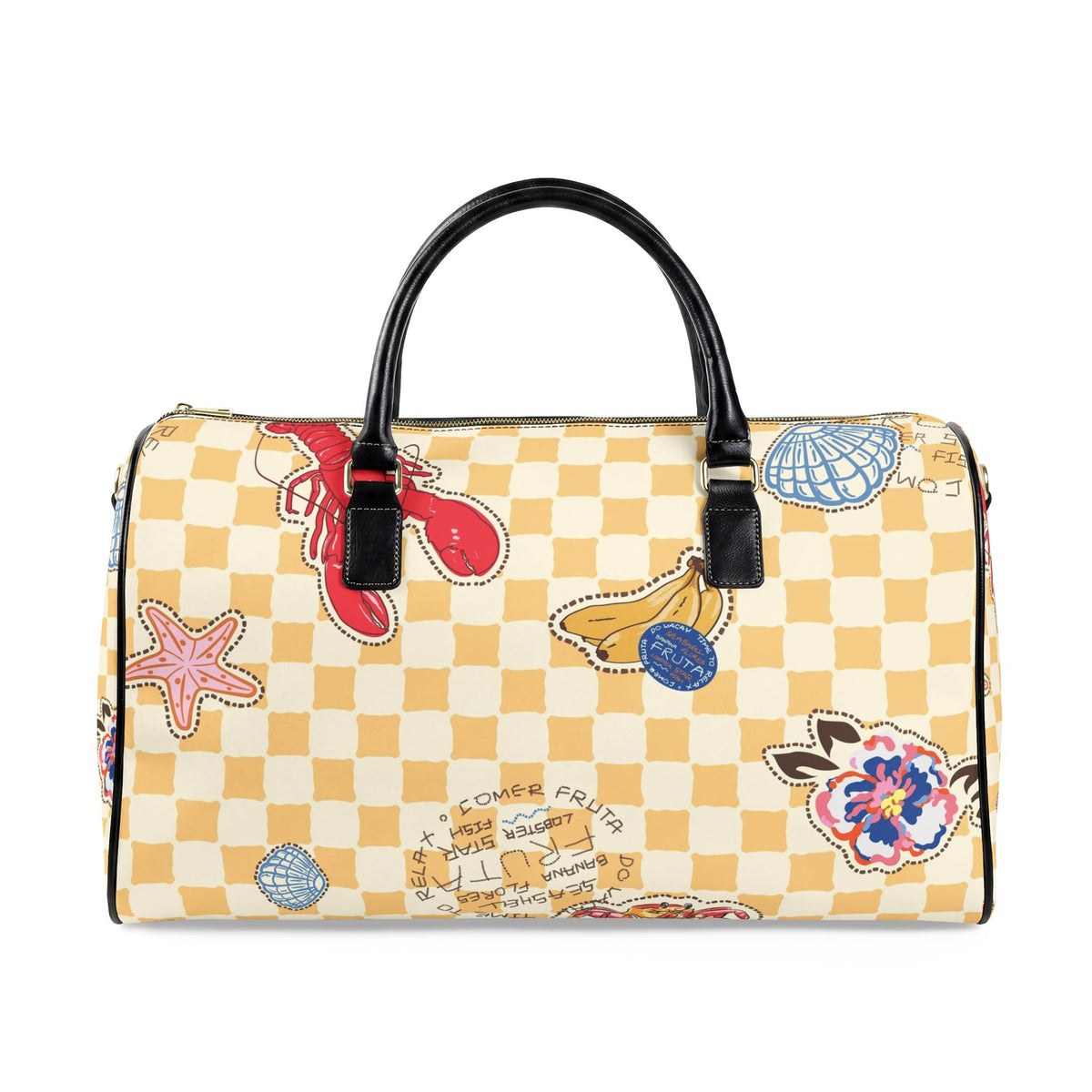 Seaside Checkerboard  Travel Bag