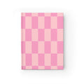 Pink Checkerboard Journal, Ruled Lined Notebook