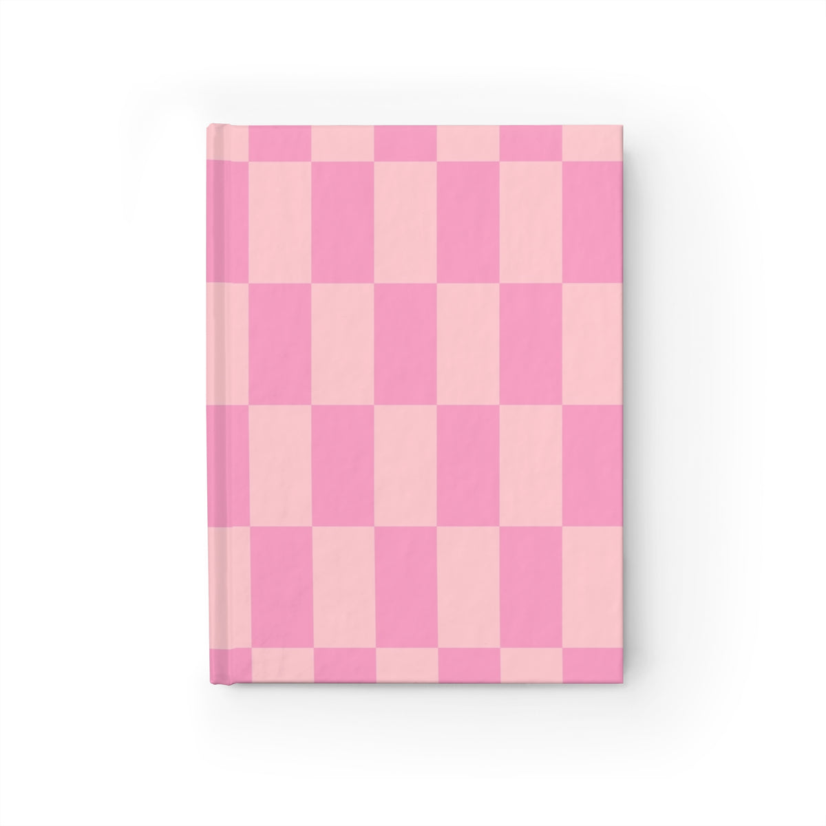 Pink Checkerboard Journal, Ruled Lined Notebook