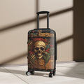 Skull and Treasure Chest Suitcase | Pirate Skull Luggage