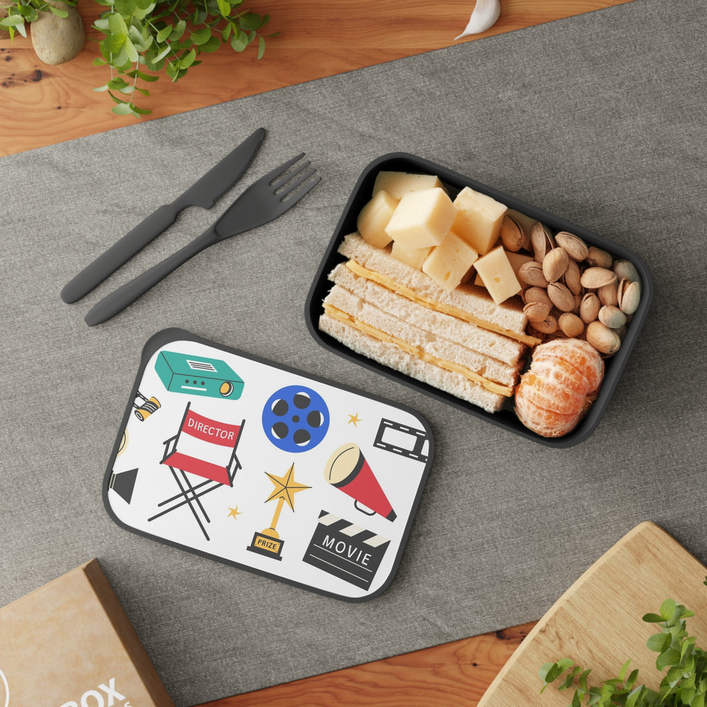 Movie Director Icons Bento Box | Film Reel Clapper Megaphone Design