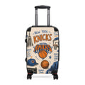 New York Knicks Basketball Pattern Suitcase | NBA Travel Luggage