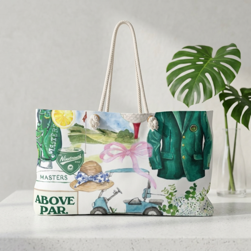Golf Collage Weekender | Masters Jacket, Tees, Cart, Above Par Travel Bag