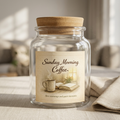 Blush & Bloom Gift Set – Cozy 'Sunday Morning Coffee' Candle, Crochet Bouquet, Throw Blanket & Bow Clip