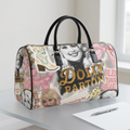 Dolly Parton Collage Faux Leather Travel Bag