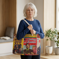 Vintage Movie Poster Collage Weekender | Retro Cinema Travel Bag