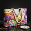 Donut Pattern Weekender Bag — Colorful Pastry Travel Tote