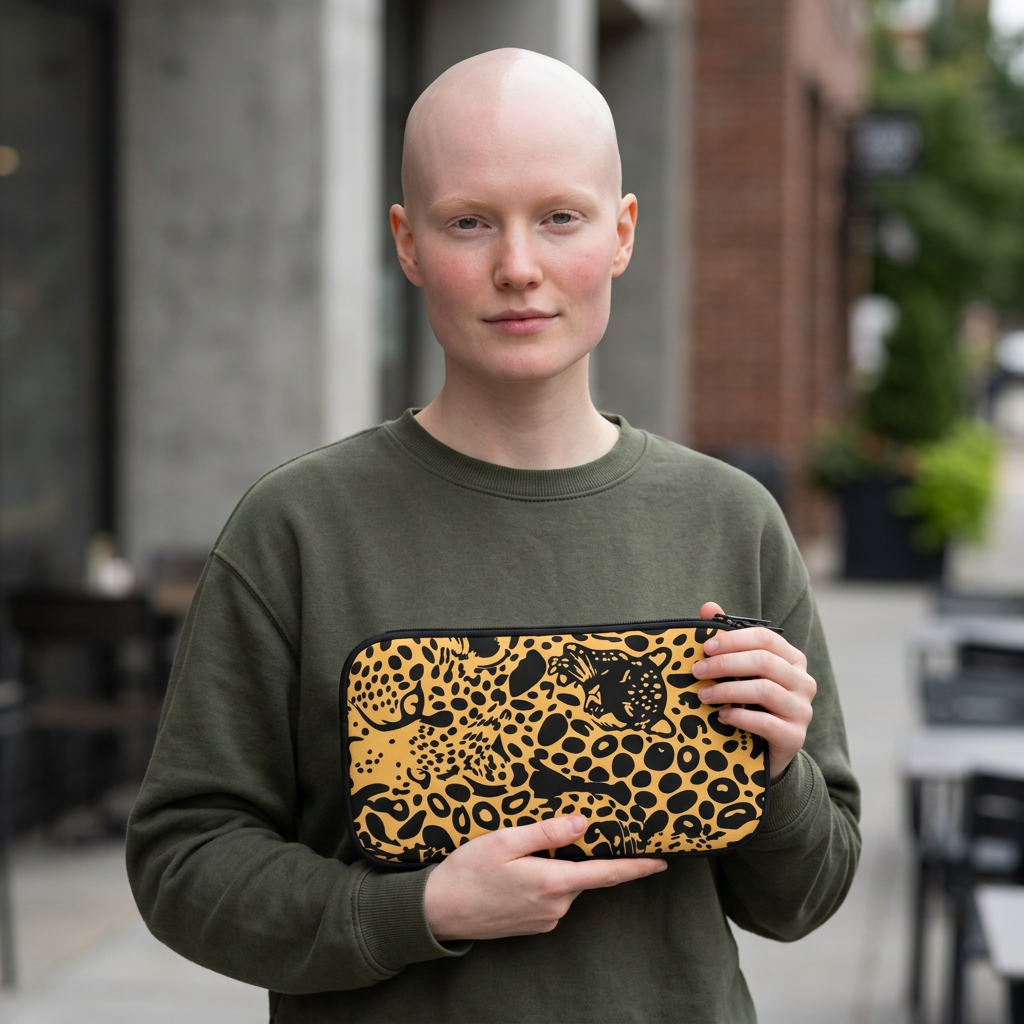Leopard Print Passport Wallet — Safari Travel Document Organizer