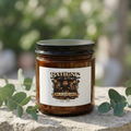 Blackbeard Scented Soy Candle – Amber Jar with Black Lid (4oz & 9oz)