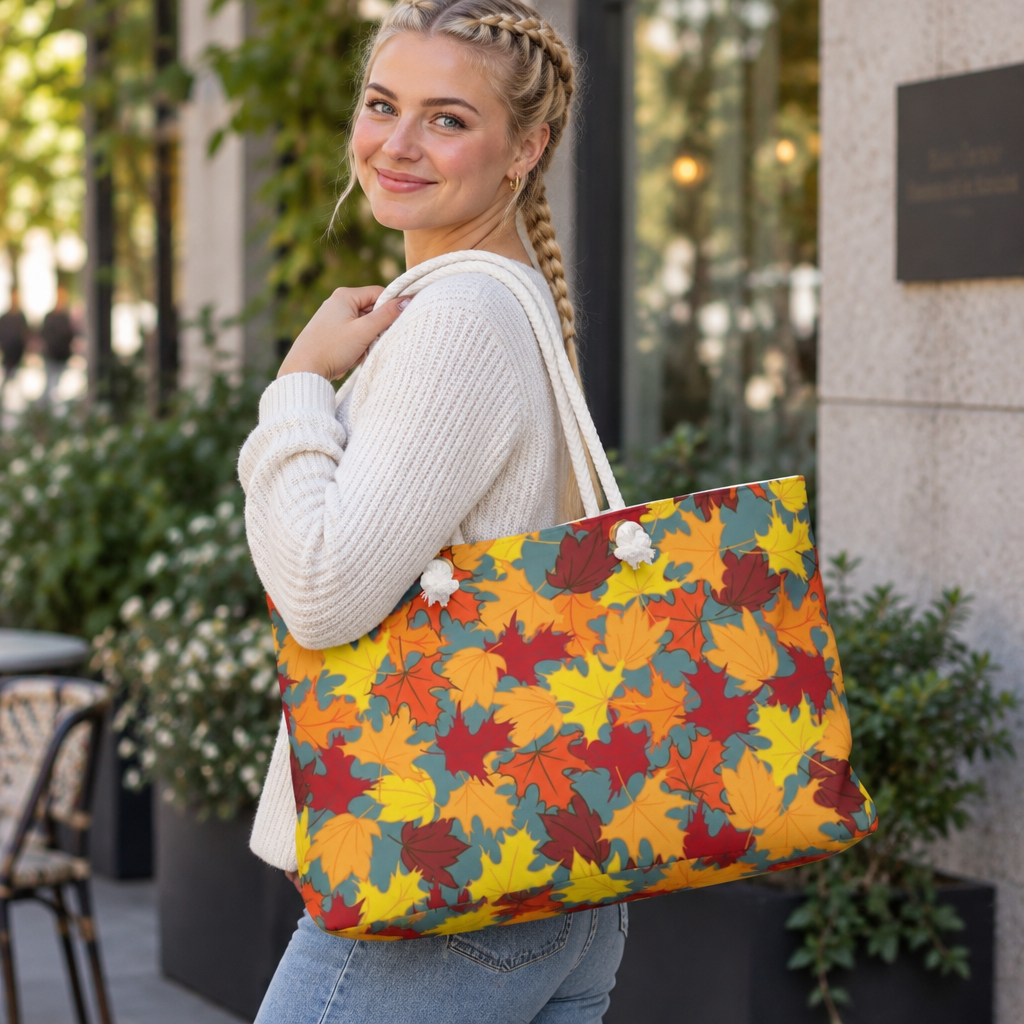 Autumn Leaves Weekender Bag