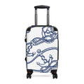 Nautical Anchor Rope Pattern Suitcase