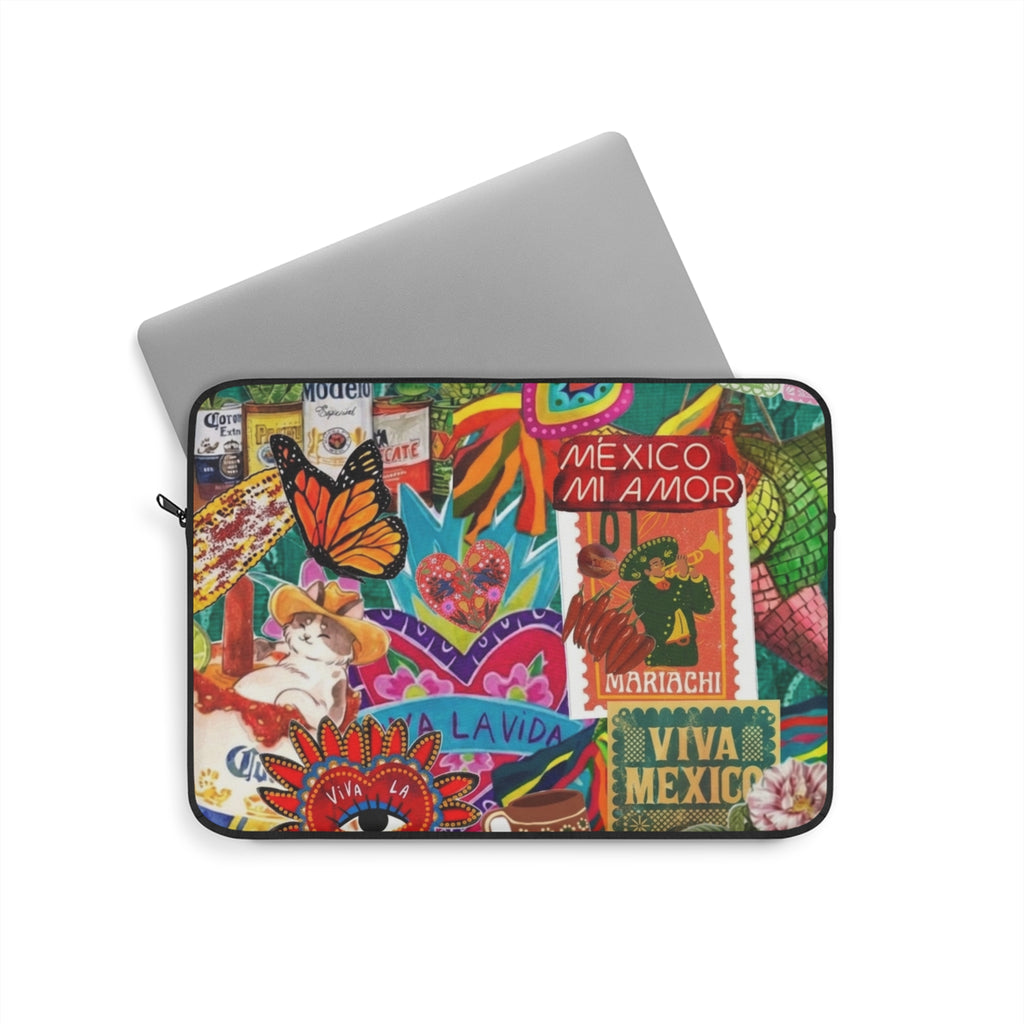 Viva Mexico collage Laptop Sleeve | Mexican folk art, Mariachi, La Vida