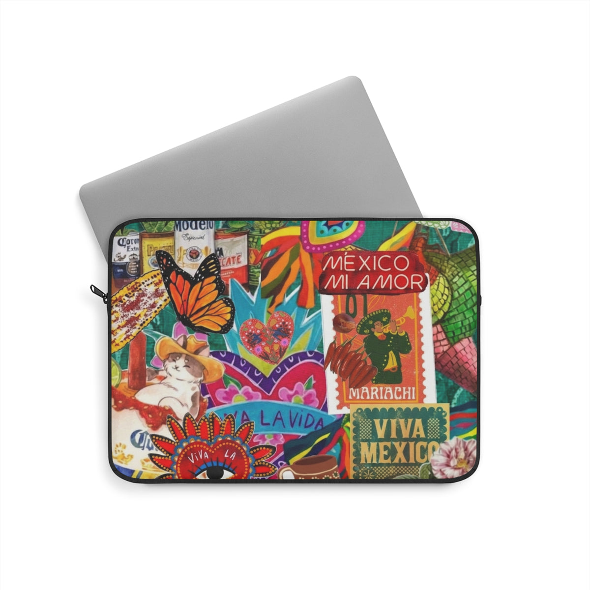 Viva Mexico collage Laptop Sleeve | Mexican folk art, Mariachi, La Vida